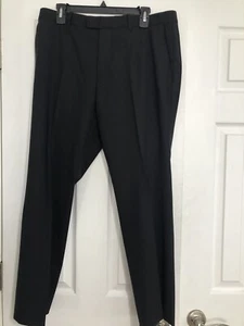 Theory Men’s Black Wool Elastane Dress Pants Trousers 34 X 28 Business Wedding - Picture 1 of 10