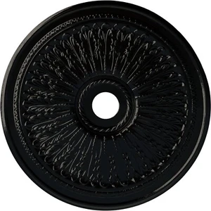 Ekena Millwork CM29OABPS Oakleaf Ceiling Medallion, 29 1/8"OD x 3 5/8"ID x 1"... - Picture 1 of 12