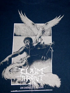 Claim The Throne On Desolate Plains European Tour 2018 T Shirt Metal Men Size  L - Picture 1 of 8