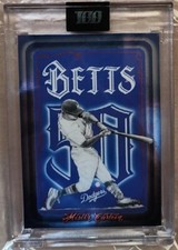 TOPPS PROJECT 100 MOOKIE BETTS MISTER CARTOON DODGERS #93 BASE FOIL INSANE🔥⚾️