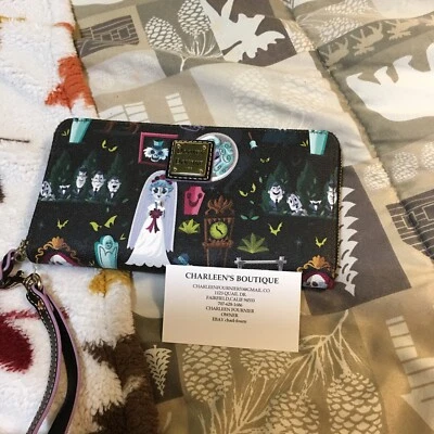 Disney Dooney and Bourke Haunted Mansion Wallet Wristlet - Image 1 of 4