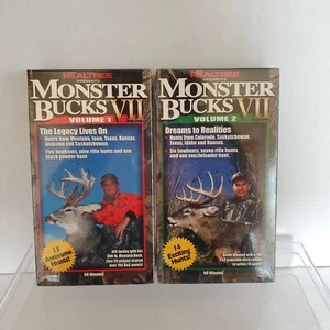 Realtree Presents Monster Bucks VII Volumes 1 and 2 VHS SEALED Set of 2 NEW - Picture 1 of 6