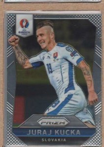 Juraj Kucka 130 2016 Prizm UEFA Euro '16 Soccer Slovakia
