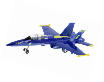 9.5" X-Planes US Navy F-18 Hornet Blue Angel Jet Diecast Toy Authentic Licensed! - Image 1 of 4