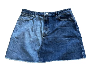 French Connection Denim Skirt - Two Tone Blue - Length 17" - Short - UK 16 - XL - Picture 1 of 5