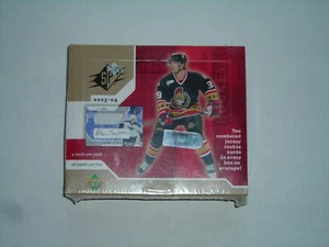 2003-04 UPPER DECK SPX HOCKEY HOBBY BOX GAME USED JERSEYS & SIGNED ROOKIE CARDS - Imagen 1 de 5