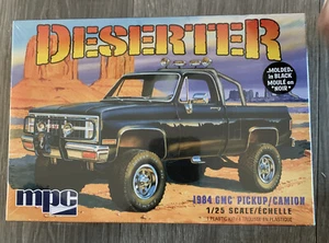 MPC 1/25 1984 GMC Pickup Modelo Kit Negro MPC848 Plásticos Coche/Camión 1/24-1/25 - Imagen 1 de 4