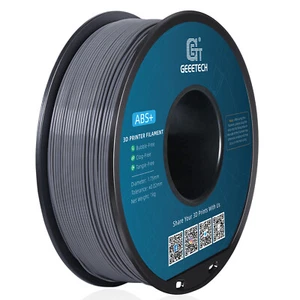 GEEETECH Filamento Stampante 3D ABS+ Grigio 1,75mm 1kg/rotolo Materiali di Consumo Alta Qualità - Foto 1 di 8