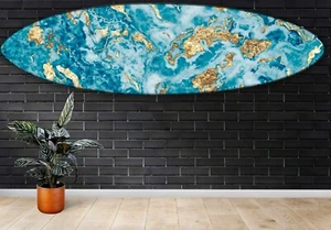 Surfboard 50" Wall Art, Surfers gift, Tropic style, Beach Decor - Picture 1 of 12