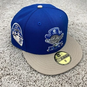 Pittsburgh Pirates Hat New Era 1959 All Star Patch Sz 8 Blue RARE Throwback Cap - Picture 1 of 8