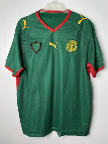 Puma Cameroon 2008 Soccer Jersey Football Shirt Size L Cover