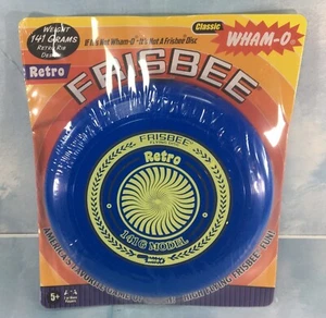 Wham-O Frisbee Flugscheibe, blau klassisches Retro Rib Design Modell 141G, 9,75” Zoll - Bild 1 von 8