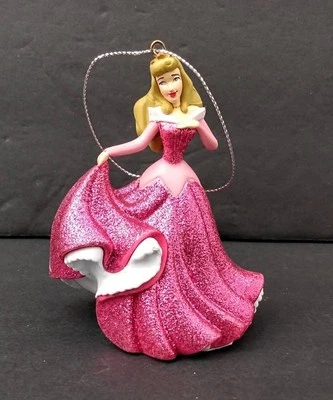 Disney Princess Aurora Sleeping Beauty Sparkle Glitter Christmas Tree Ornament - Image 1 of 4