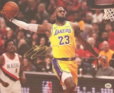 Lebron James LA Lakers Autographed 11x14 With Certification - Image 1 of 2