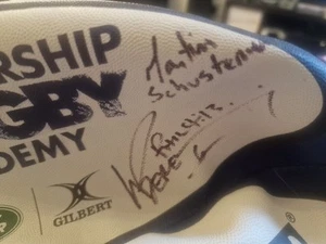 Signed Rugby ball By 7s Legends - Picture 1 of 5