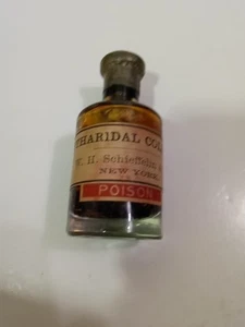 Antique Poison Bottle Unopened Cantharidal Collodion - Picture 1 of 8