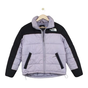 North Face Puffer Jacket Womens Size M Pink Full Zip Insulated Outdoor - Picture 1 of 14