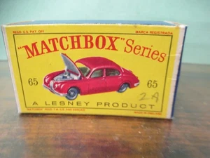Vintage Lesney Matchbox 65 Jaguar 3.8 Sedan w/Original Box  ~ New ~ - Picture 1 of 5