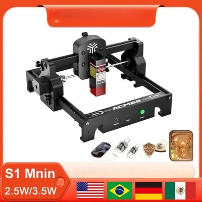 DIY Laser Cut Graveur Für Gravieren Logo Holz Lackiert Metall Acryl Glas Leder - Bild 1 von 4