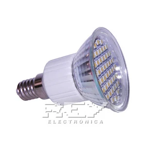 Bombilla Foco LED E14 Bajo Consumo 3200k 48 LED 3528 SMD d83 - Imagen 1 de 1