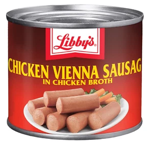Libby's Chicken Vienna Sausage in Chicken Broth Canned Sausage 4.6 OZ - Picture 1 of 8
