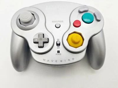 Nintendo GameCube Wireless Wavebird Controller Silver No Receiver 1 week to USA - Image 1 of 4