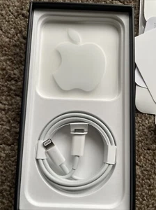 New Genuine Apple USB-C To Lightning Cable From iPhone 12 Pro Box - Picture 1 of 4