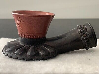 Antique Vintage Turkish Chibouk Clay Pipe Bowl (#1)  • 12.86$