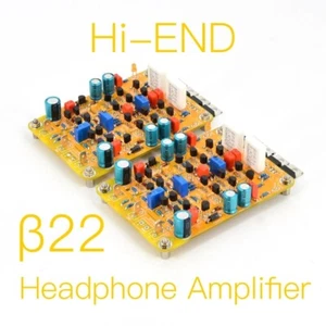 Hi-END β22 Stereo Headphone Amplifier PCB & DIY KIT & Finished Board - Picture 1 of 10