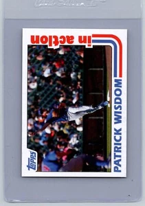 2021 Topps Throwback Thursday #121 Patrick Wisdom NM - Picture 1 of 2