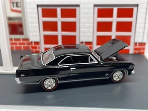 1967 67 Chevy Nova SS Black Opening Hood 1/64 Red Line Tires Limited Edition - Picture 1 of 7