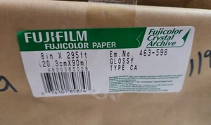 Fujifilm Fujicolor Paper Glossy Type CA Em 8in x 295 ft  No 463-598 - SEALED - Picture 1 of 4