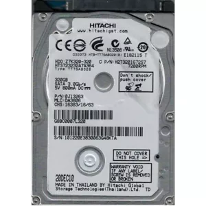 NEW Hitachi HTS723232A7A364 320GB 7200RPM SATA 3Gb/s 2.5in Laptop Hard Drive - Picture 1 of 3