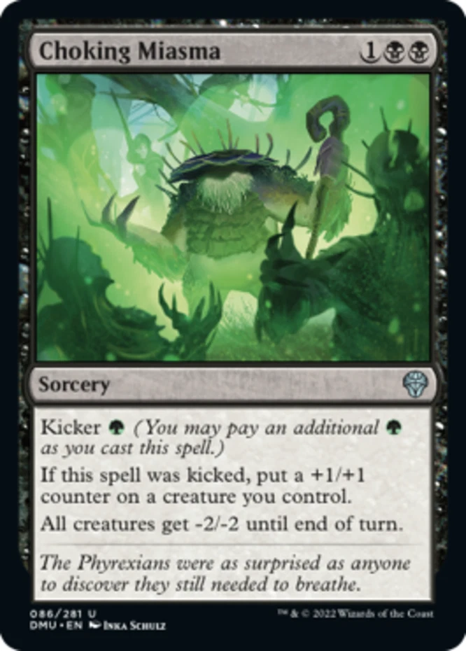 x4 Choking Miasma U MTG Dominaria United M/NM, English - Image 1 of 1