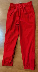 Vintage Men's Gor-Tex Red Rain Pants zip-ankles 33107RS - L - Picture 1 of 7