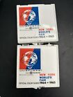 2x 1964 Worlds Fair New York Color Slides Holder Pocket SHO-BOX Holders No Slide