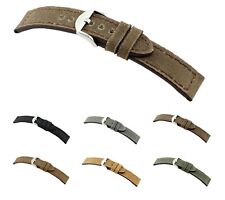 RIOS1931 Genuine Canvas Watch Band "Virginia", 20-24 mm, 6 colors, new!