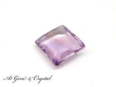  A1 - Hermosa piedra preciosa de ametrino natural GRANDE (corte lágrima - 64,5 quilates) Foto 1 de 4