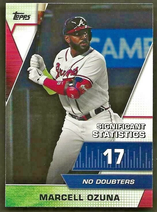 2021 Topps Series 2 Marcell Ozuna #SS-15 Significant Statistics - Braves - Image 1 of 1