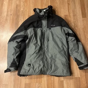 FILA Size XXLMens Multicolor Full Zip Stand Collar Pocket Snap 3-in-1 Jacket 425 - Picture 1 of 4