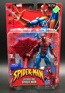 Marvel CATAPULTING SPIDER-MAN w/ WEB SWINGING ACTION Toy Biz 2002 New MOC 6" - Picture 1 of 7
