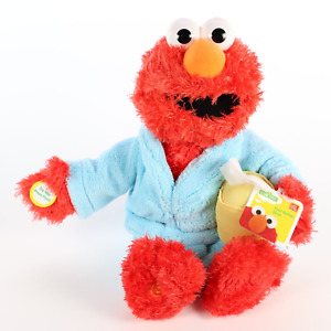 GUND Sesame Street Feel Better Elmo Plush 14" Stuffed Toy Talking Phrases Sounds