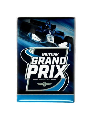 2019 IndyCar Grand Prix Event Collector Magnet Indianapolis Cover