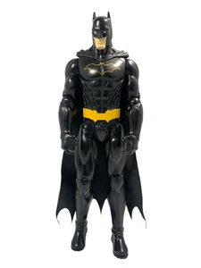 Batman Action Figure 12" 30cm DC Comics Batman Black with Cape VGC - Picture 1 of 6