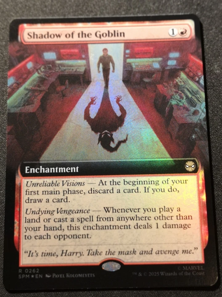Shadow Of The Goblin - Foil - Extended Art - SPM - MTG - EN - NM - 0262 - Image 1 of 1