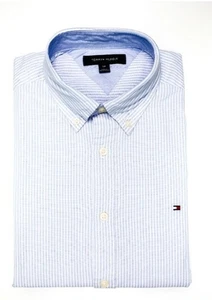 Camisa Oxford Tommy Hilfiger Para Hombre Talla S Nueva Inglaterra Rayas  - Imagen 1 de 5