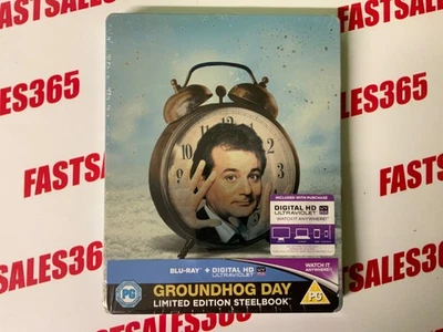 GROUNDHOG DAY - BLU RAY STEELBOOK - NEW AND SEALED - Image 1 of 2