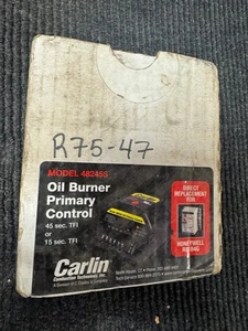 Carlin 48245S Oil Burner Primary Control 45 Sec. TFI. 48245 Oil Burner Control - Picture 1 of 4