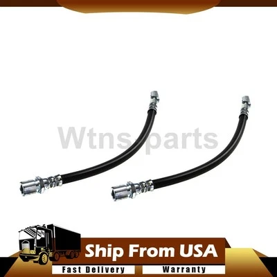 Front Brake Hose Line 2X for Fiat X-1/9 1974-1978 Yugo Gvx 1987-1989 - Image 1 of 4