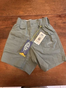AFTCO Original fishing Shorts Boys Size 20 (4/5 Yrs) NWT - Picture 1 of 6